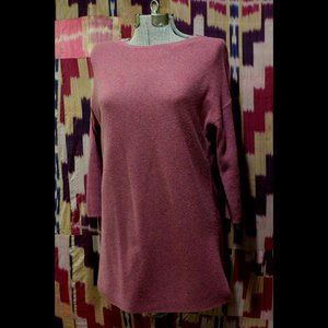 J. CREW Mauve Cashmere Long Sweater